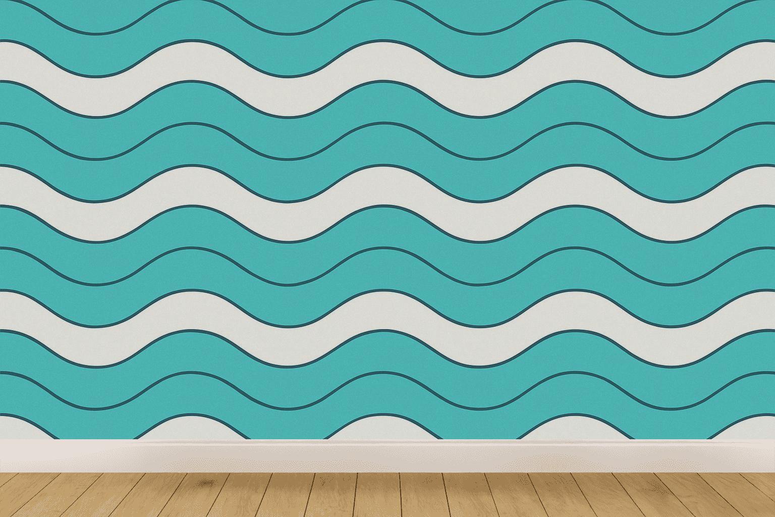 Sine Stripe Ladder trendy peel wallpapers