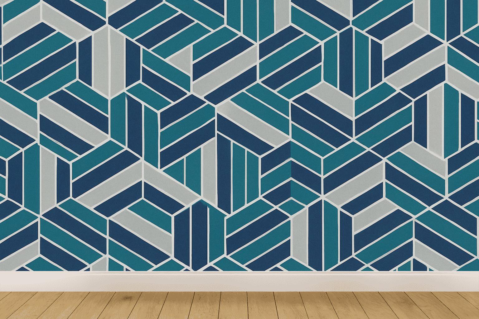 Hex Loom Splitstripe trendy peel wallpapers