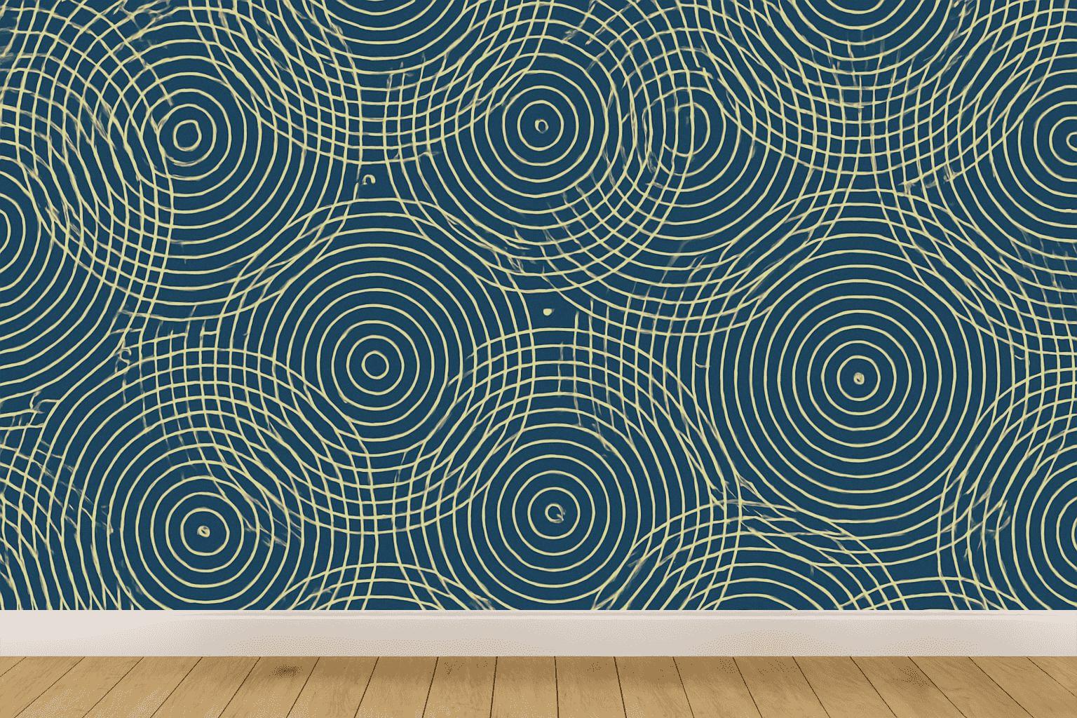 Moire Orbit Weave wallpapers for interior design
