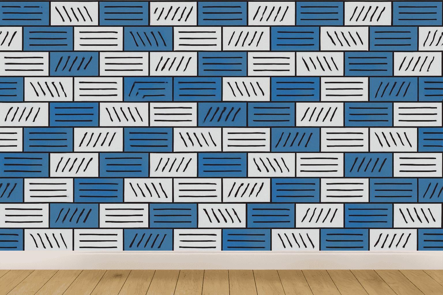 Offset Brick Prism Lines unique pattern wallpapers