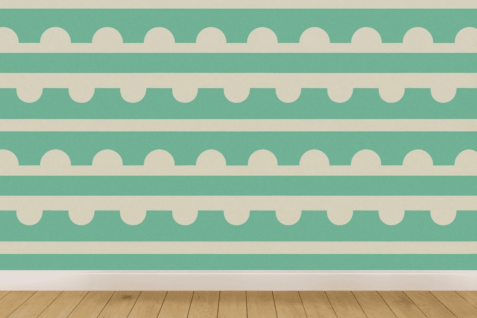 Sine Stripe Phase Ladder decorative wall murals