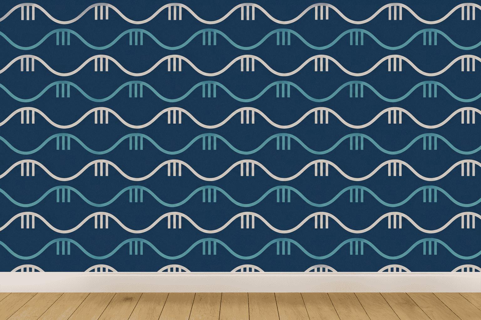 Modular Wave Hatch Grid stylish home wallpapers [AI-9b5b37bf-7623ec9c0085]