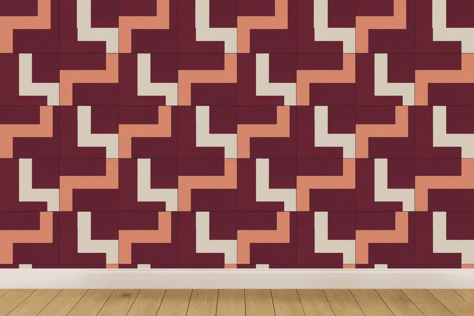 Angular Ribbon Checker trendy peel wallpapers [AI-4820a182-2163f41c8a9e]