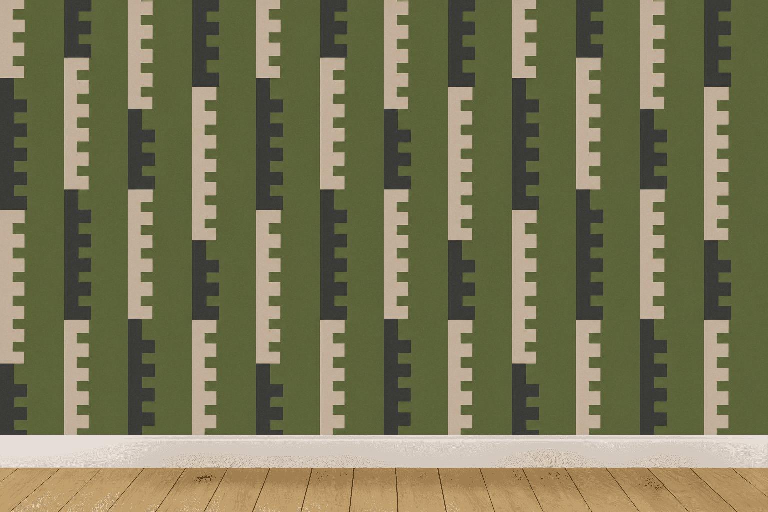 Pixel Comb Alternation wallpapers for interior design [AI-59fd27dd-9d45c3580145]