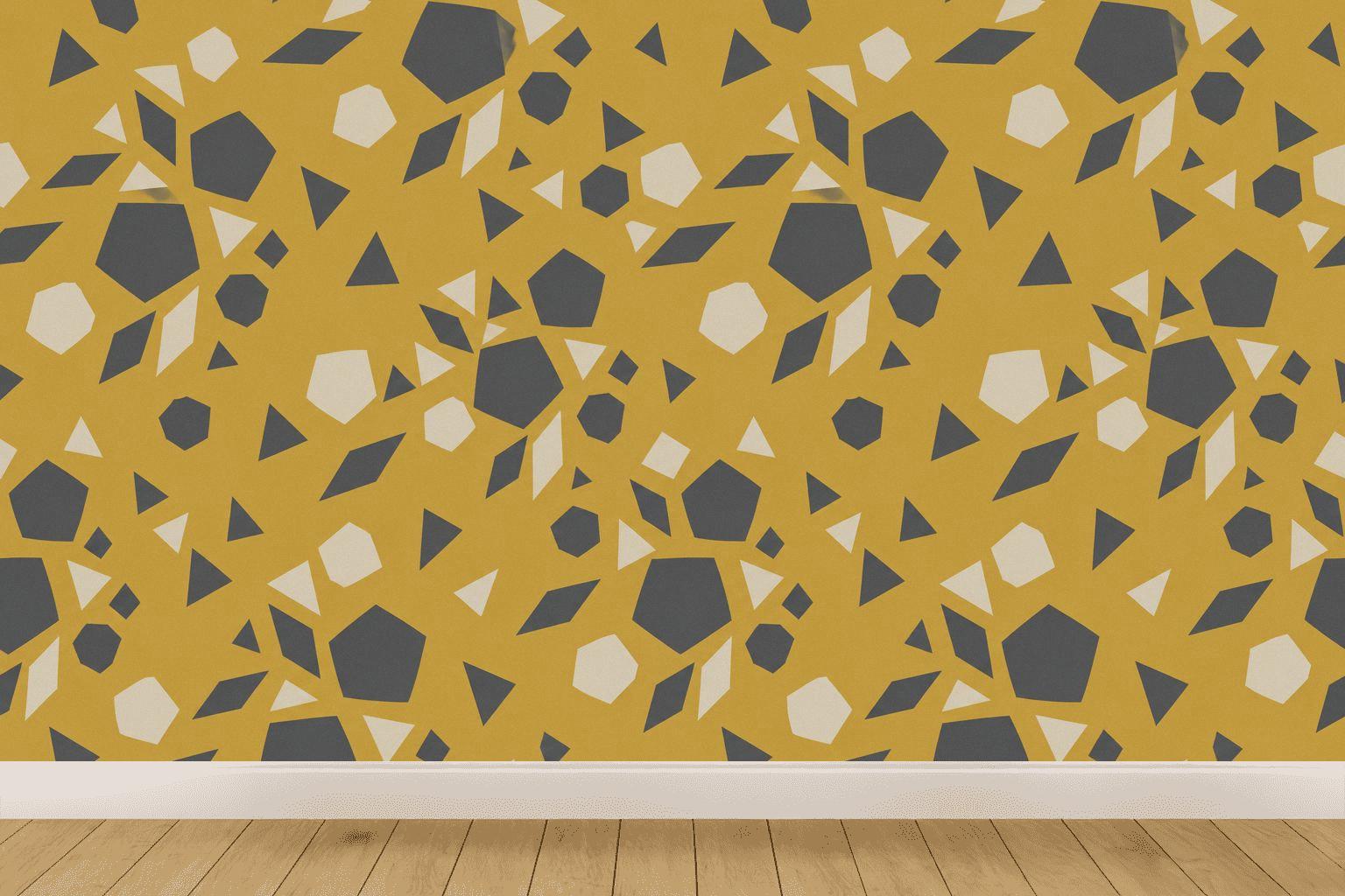Polygon Pulse Scatter stylish home wallpapers [AI-9b9475fb-e1285dc21ddf]