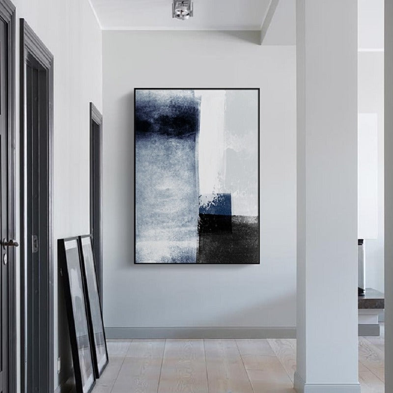 Abstract Watercolor Impressions - Canvas Wall Art Painting-Original Wall Arts