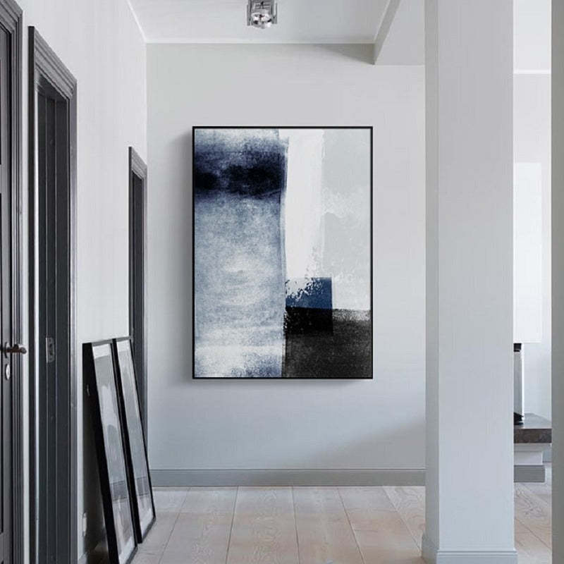 Abstract Watercolor Impressions - Canvas Wall Art Painting-Original Wall Arts