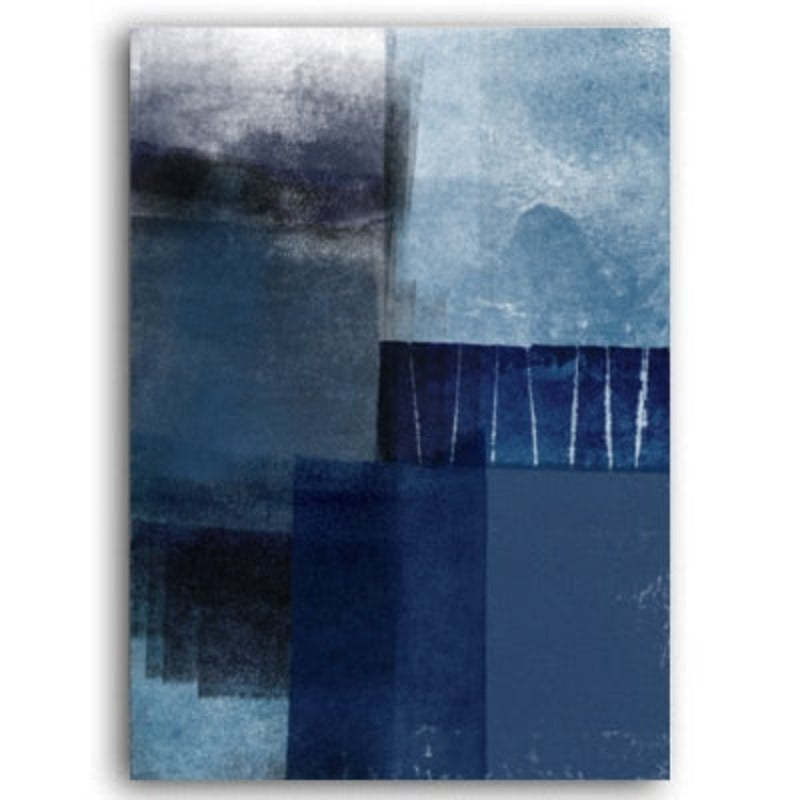 Abstract Watercolor Impressions - Canvas Wall Art Painting-Original Wall Arts