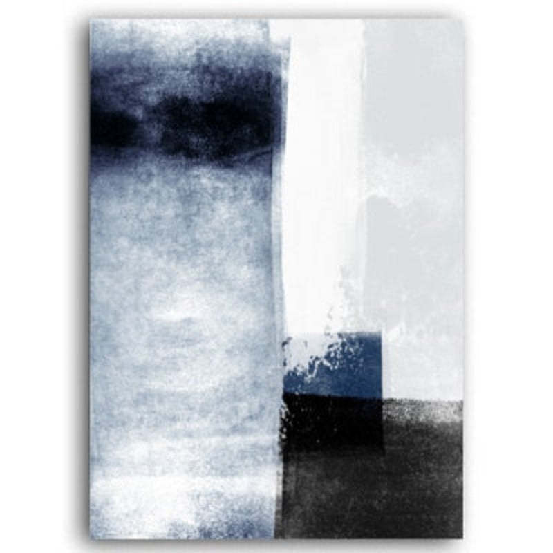 Abstract Watercolor Impressions - Canvas Wall Art Painting-Original Wall Arts