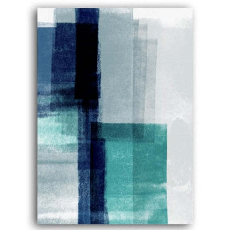 Abstract Watercolor Impressions - Canvas Wall Art Painting-Original Wall Arts