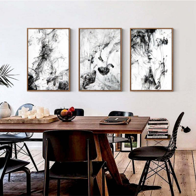 Dynamic Ink Stokes - Canvas Wall Art Painting-Original Wall Arts