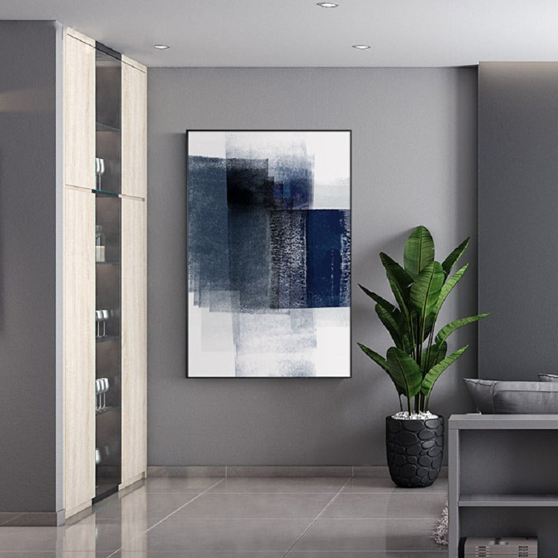 Abstract Watercolor Impressions - Canvas Wall Art Painting-Original Wall Arts