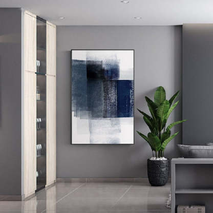 Abstract Watercolor Impressions - Canvas Wall Art Painting-Original Wall Arts