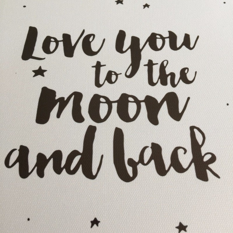 We Love You To The Moon and Back-Original Wall Arts
