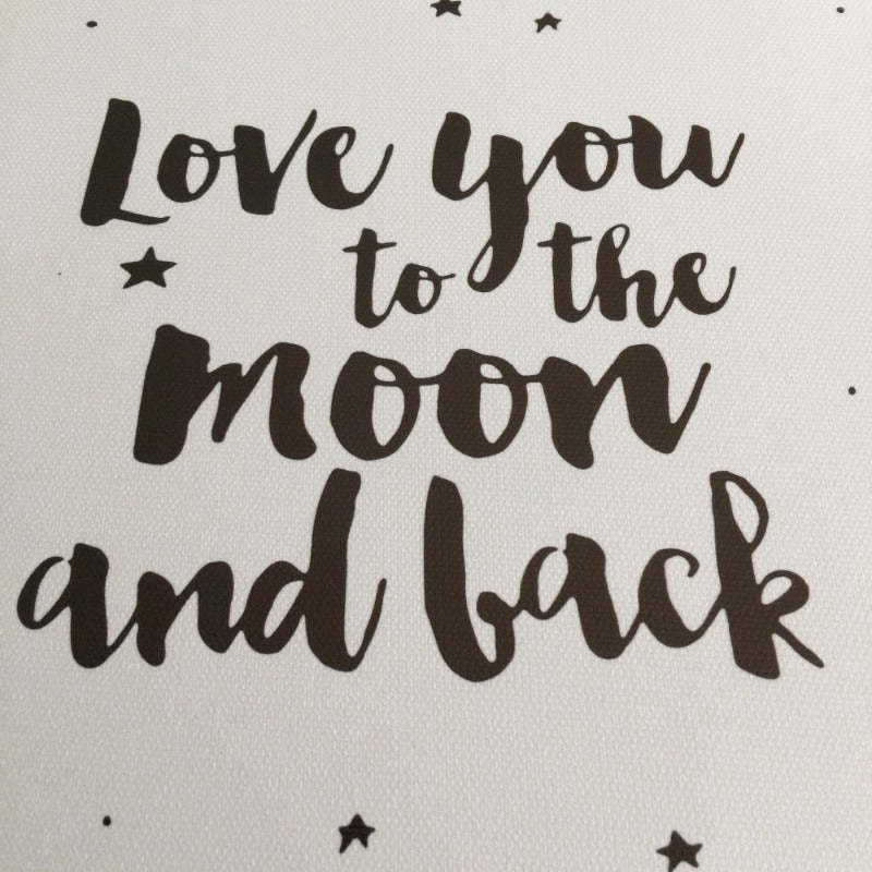 We Love You To The Moon and Back-Original Wall Arts