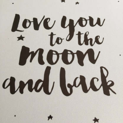 We Love You To The Moon and Back-Original Wall Arts