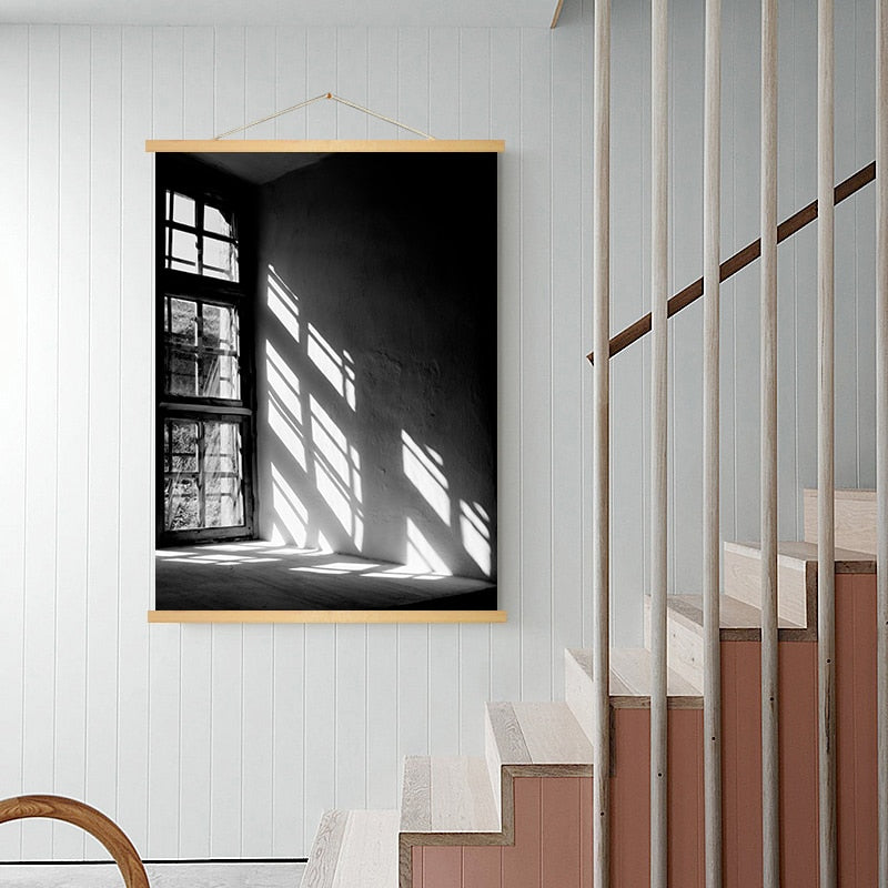 Nordic Scandinavia Interior Designs Love Print Girl - Canvas Wall Art Painting