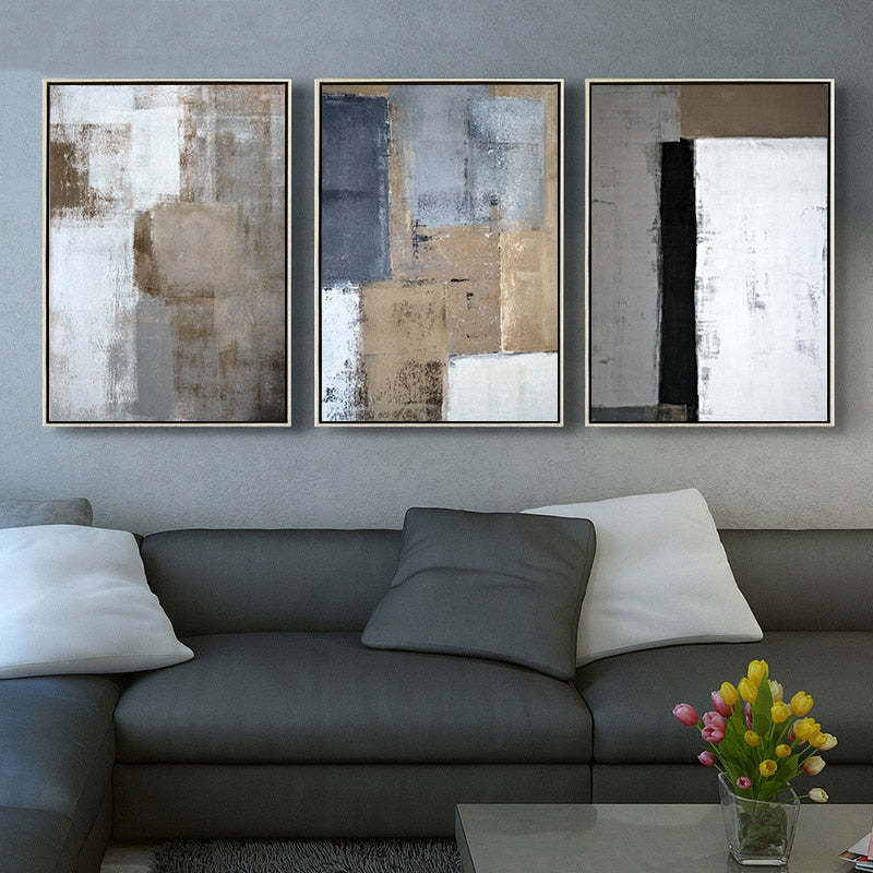Vintage Abstract Canvas Printings Paintings Europe - Canvas Wall Art Painting-Original Wall Arts