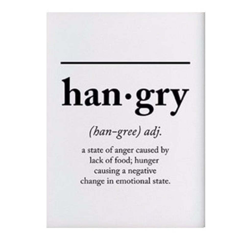 Scandinavian Hangry Definition Letters - Canvas Wall Art Painting-Original Wall Arts