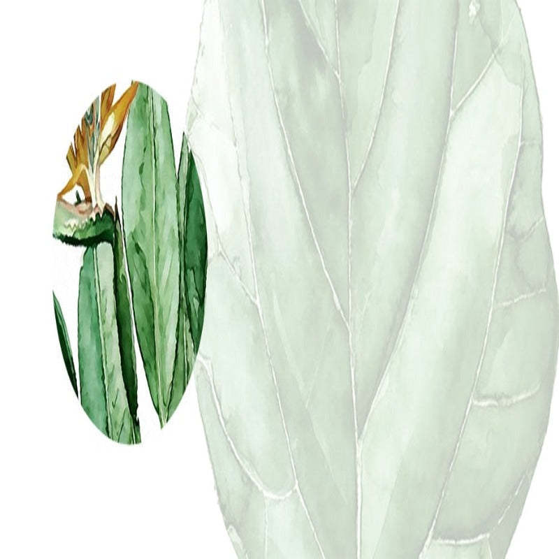 Modern Scandinavian Alocasia Leaves - Canvas Wall Art Painting-Original Wall Arts