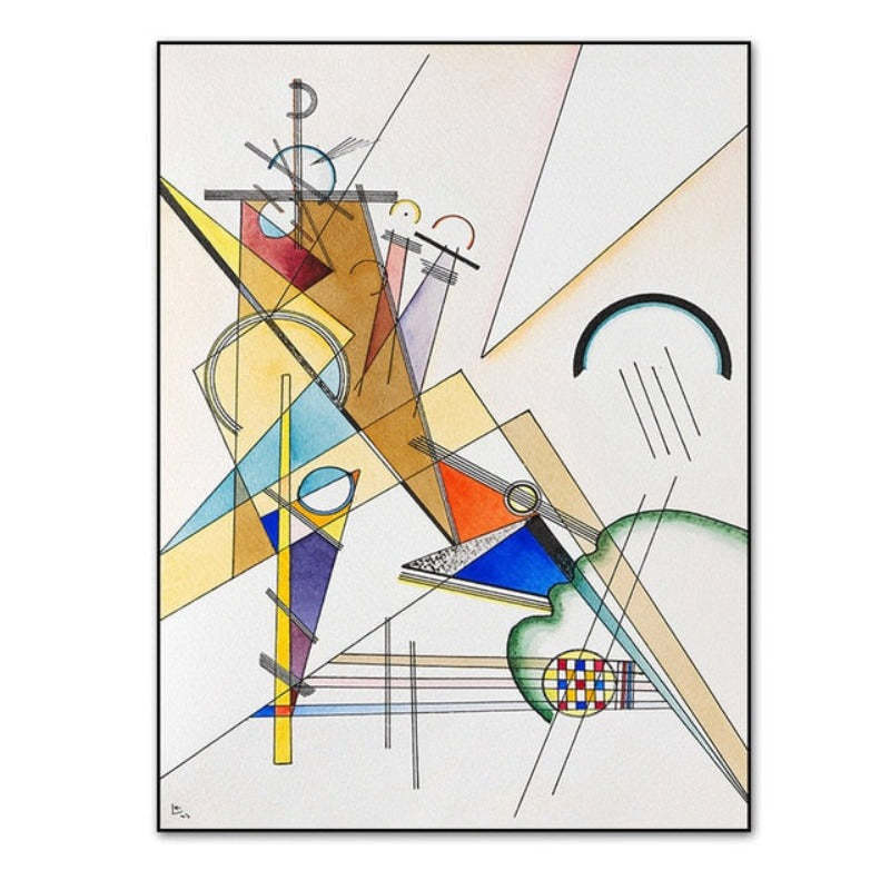 Vintage Wassily Kandinsky - Canvas Wall Art Painting-Original Wall Arts