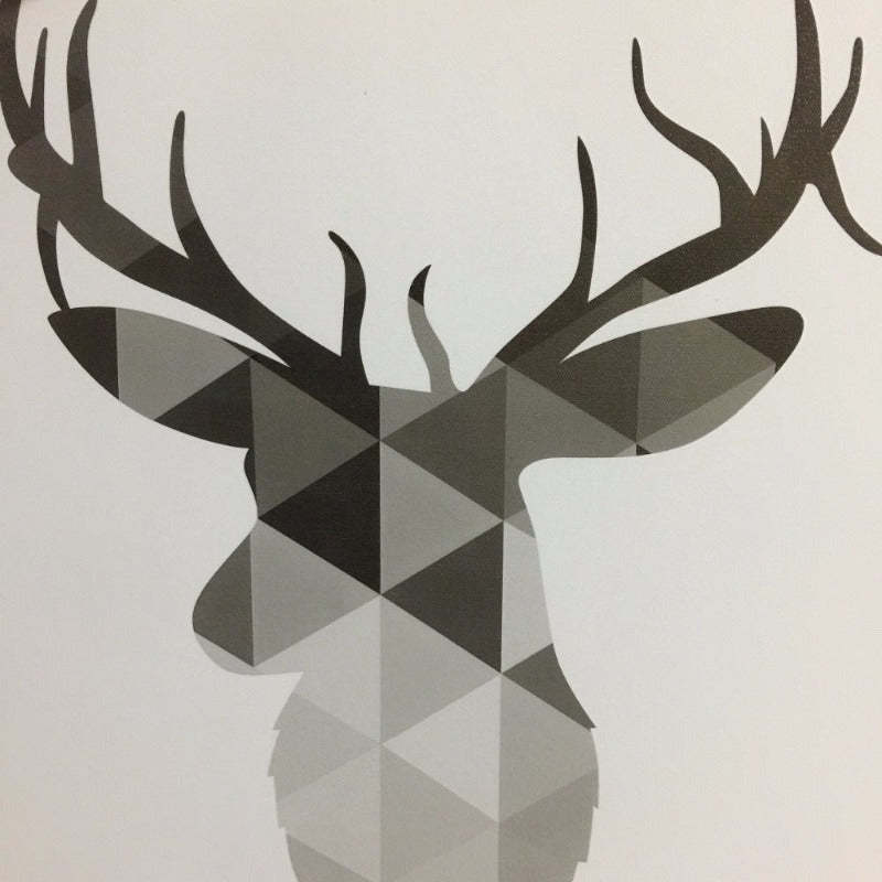 Geometric Deer Faith Quote - Canvas Wall Art Painting-Original Wall Arts