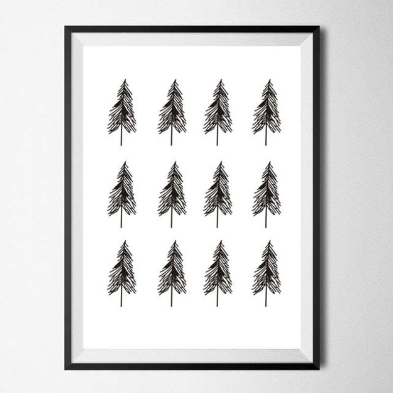 Geometric Deer Faith Quote - Canvas Wall Art Painting-Original Wall Arts