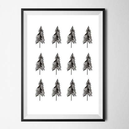 Geometric Deer Faith Quote - Canvas Wall Art Painting-Original Wall Arts