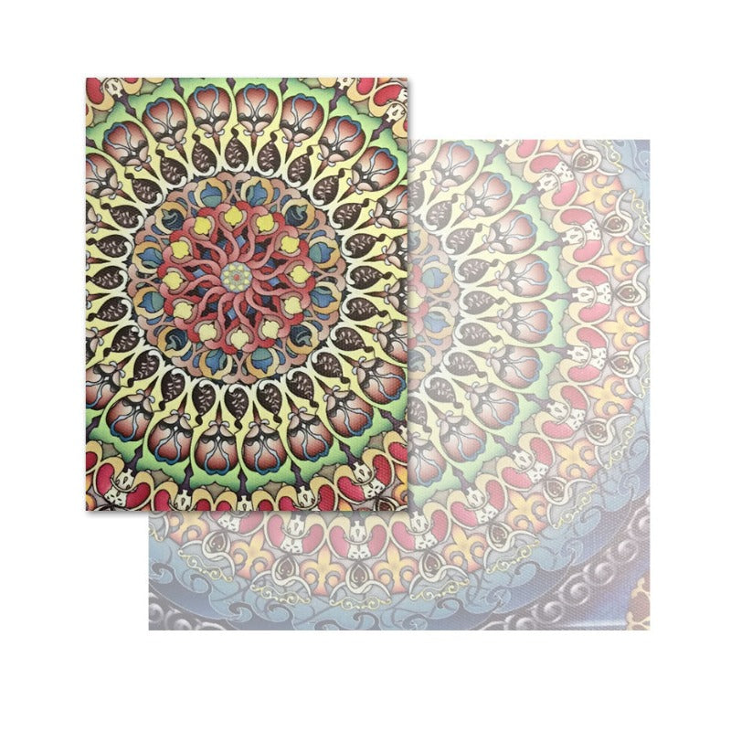 Mandala Ornament Thangka Yoga - Canvas Wall Art Painting-Original Wall Arts