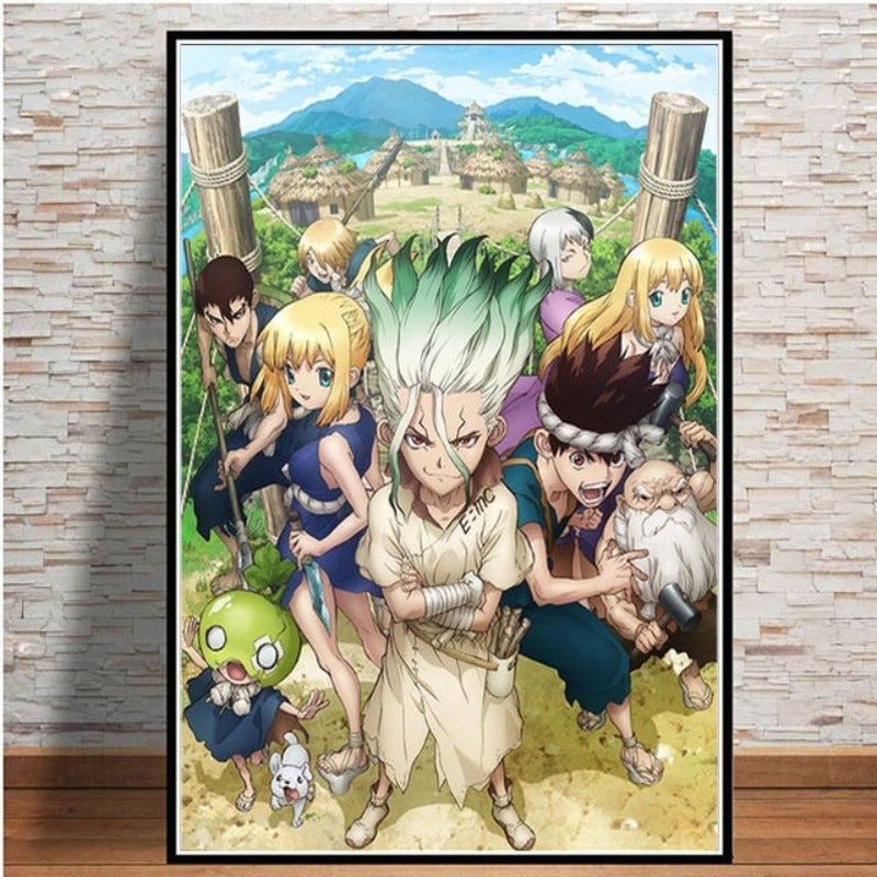 Anime Buddies - Canvas Wall Art Painting
