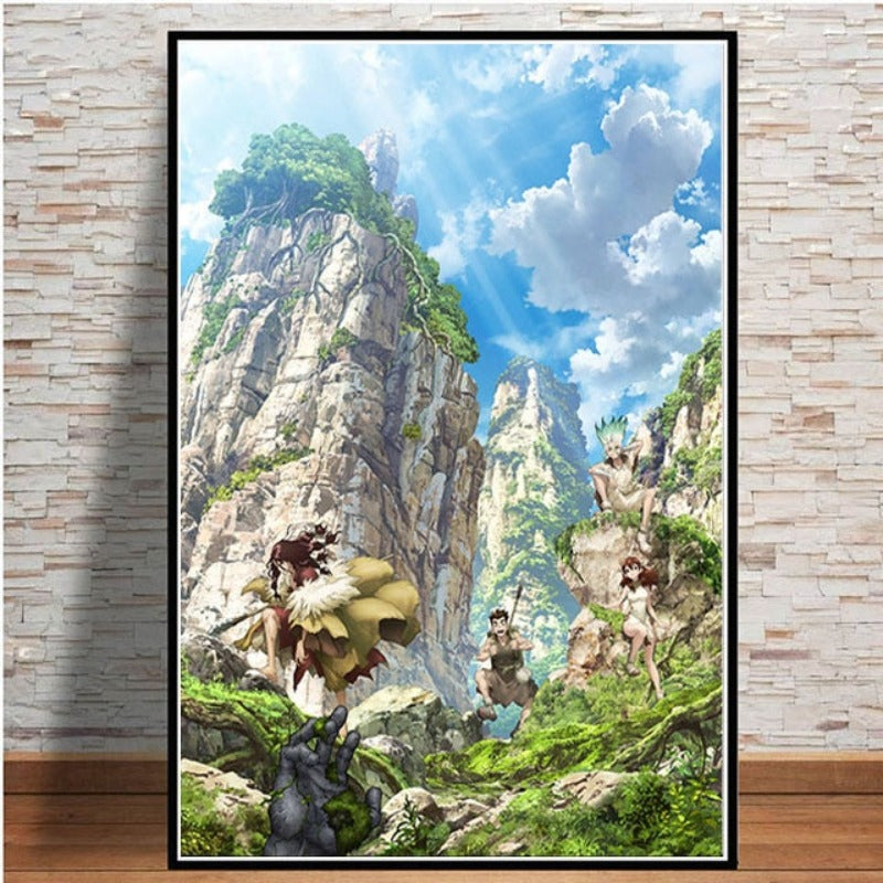 Anime Buddies - Canvas Wall Art Painting