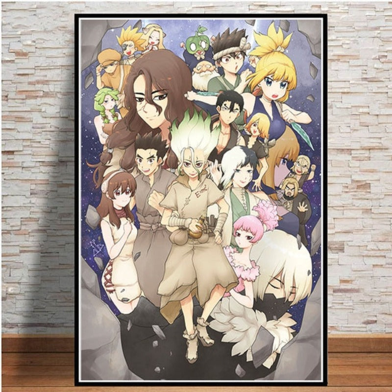 Anime Buddies - Canvas Wall Art Painting