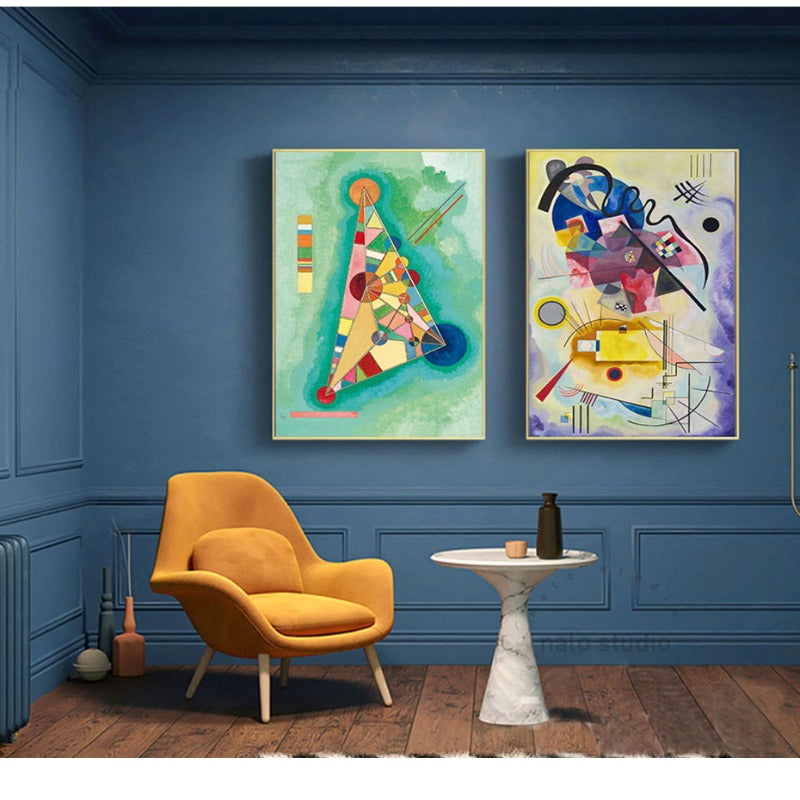 Vintage Wassily Kandinsky - Canvas Wall Art Painting-Original Wall Arts