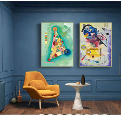 Vintage Wassily Kandinsky - Canvas Wall Art Painting-Original Wall Arts