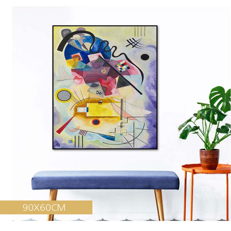 Vintage Wassily Kandinsky - Canvas Wall Art Painting-Original Wall Arts