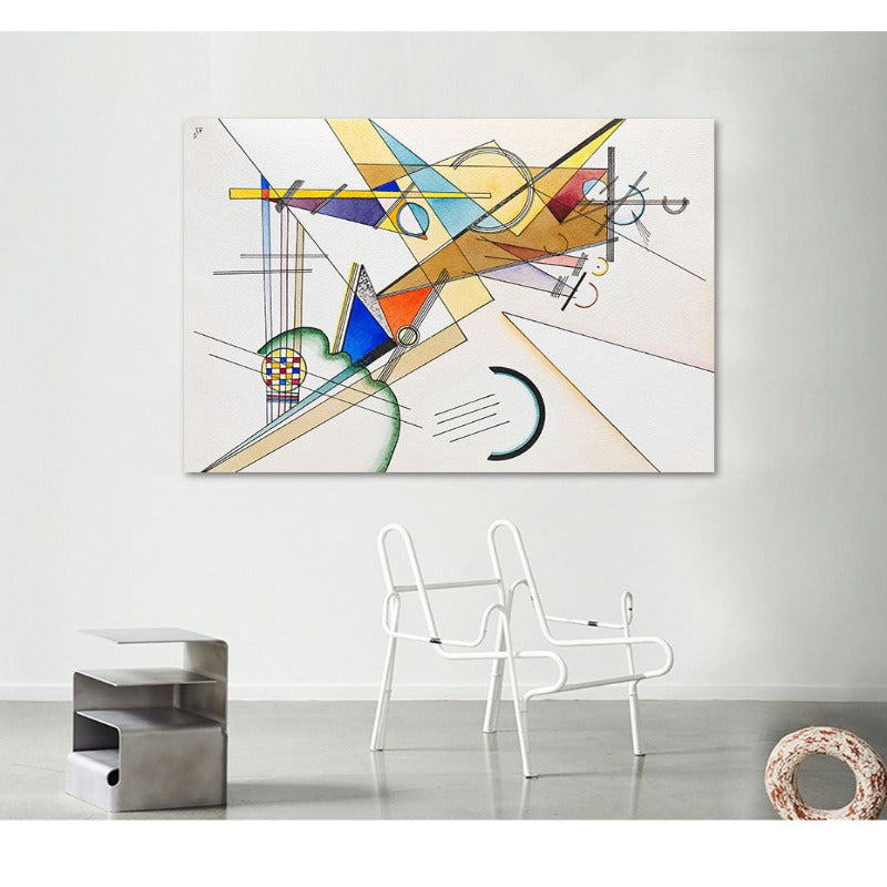 Vintage Wassily Kandinsky - Canvas Wall Art Painting-Original Wall Arts