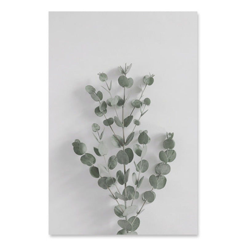 Botanical Eucalyptus Leaves - Canvas Wall Art Painting-Original Wall Arts