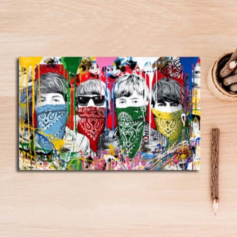 Street Graffiti - Canvas Wall Art Painting-Original Wall Arts