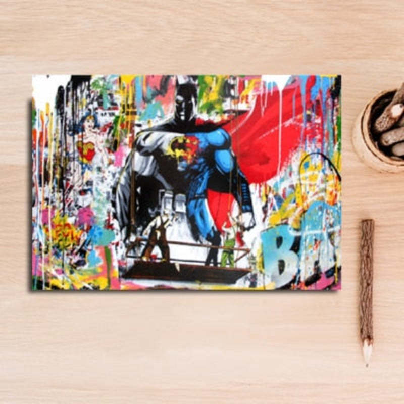 Street Graffiti - Canvas Wall Art Painting-Original Wall Arts
