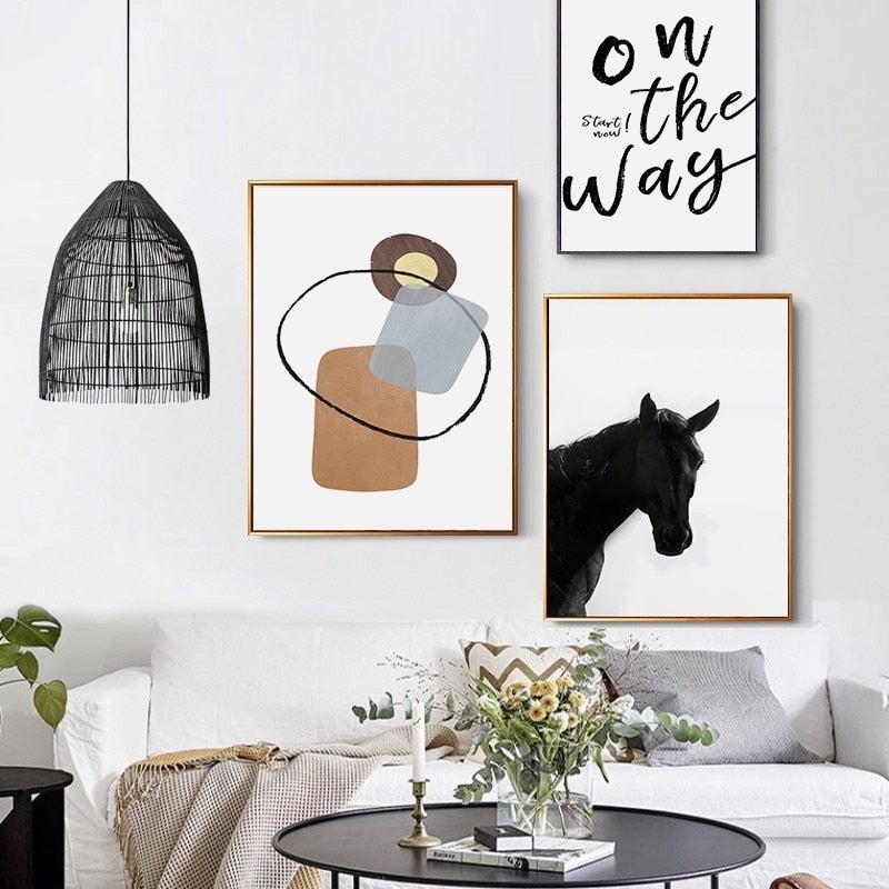 Scandinavia Geometric - Canvas Wall Art Painting