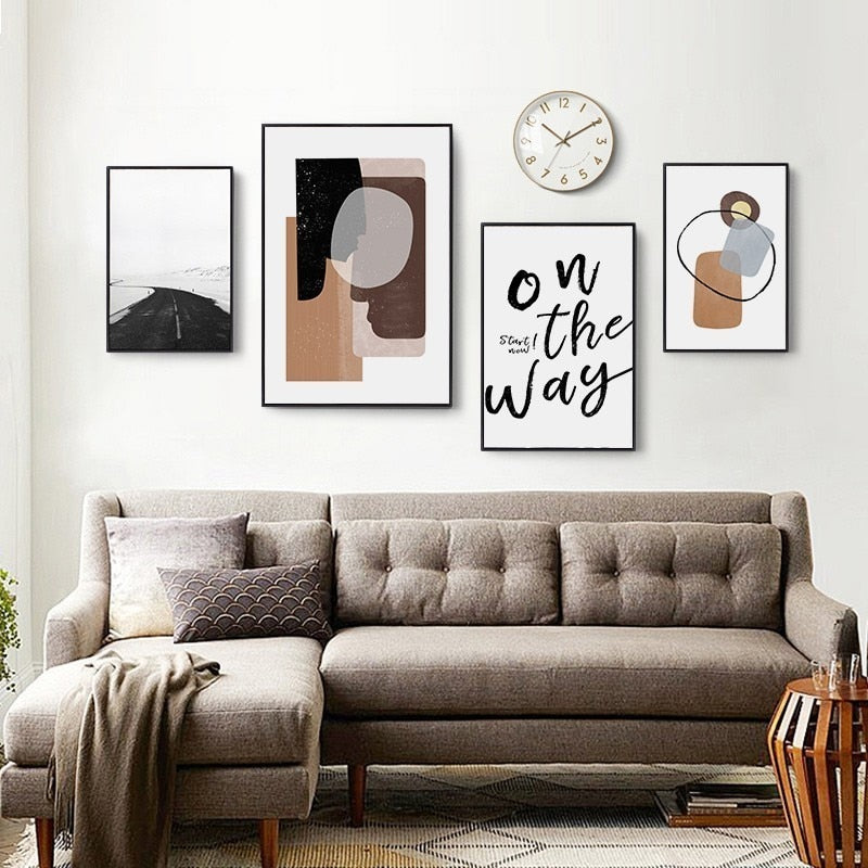 Scandinavia Geometric - Canvas Wall Art Painting