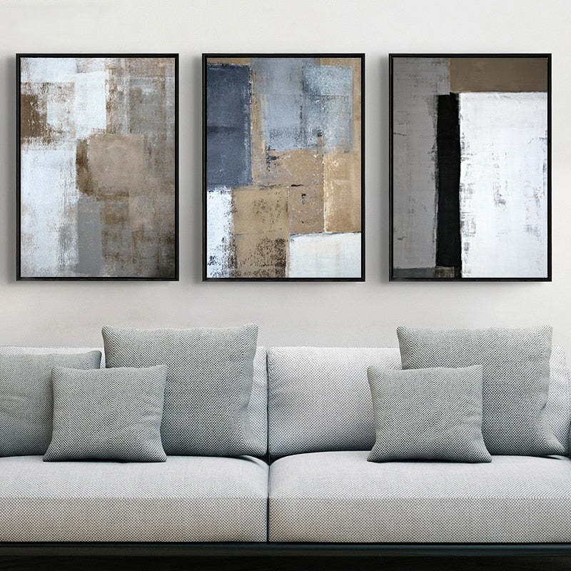 Vintage Abstract Canvas Printings Paintings Europe - Canvas Wall Art Painting-Original Wall Arts
