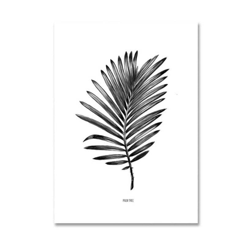 Nordic Scandinavia Palm Leaves Plants Dreams Quote-Original Wall Arts