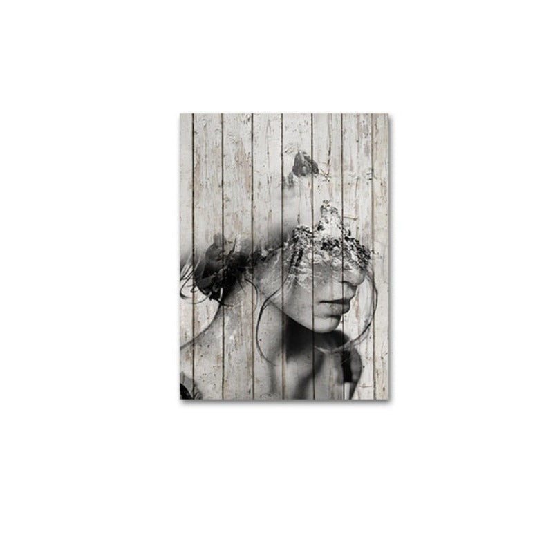 Abstract Figure Prints - Canvas Wall Art Painting-Original Wall Arts