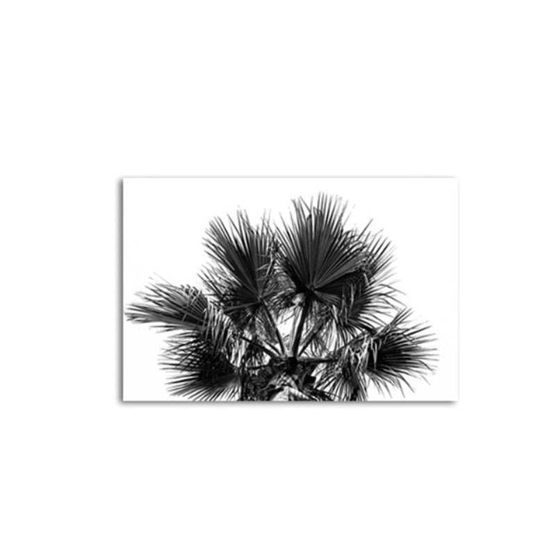 Modern Palm Coconut Tree Prints Black - Canvas Wall Art Painting-Original Wall Arts