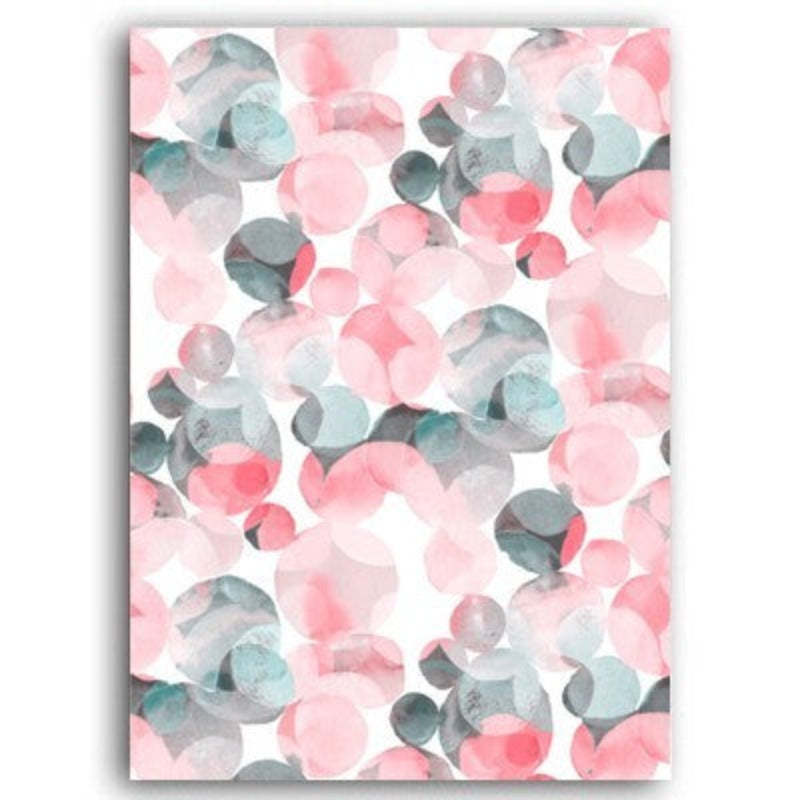 Beautiful Pink Flamingo Feather - Canvas Wall Art Painting-Original Wall Arts