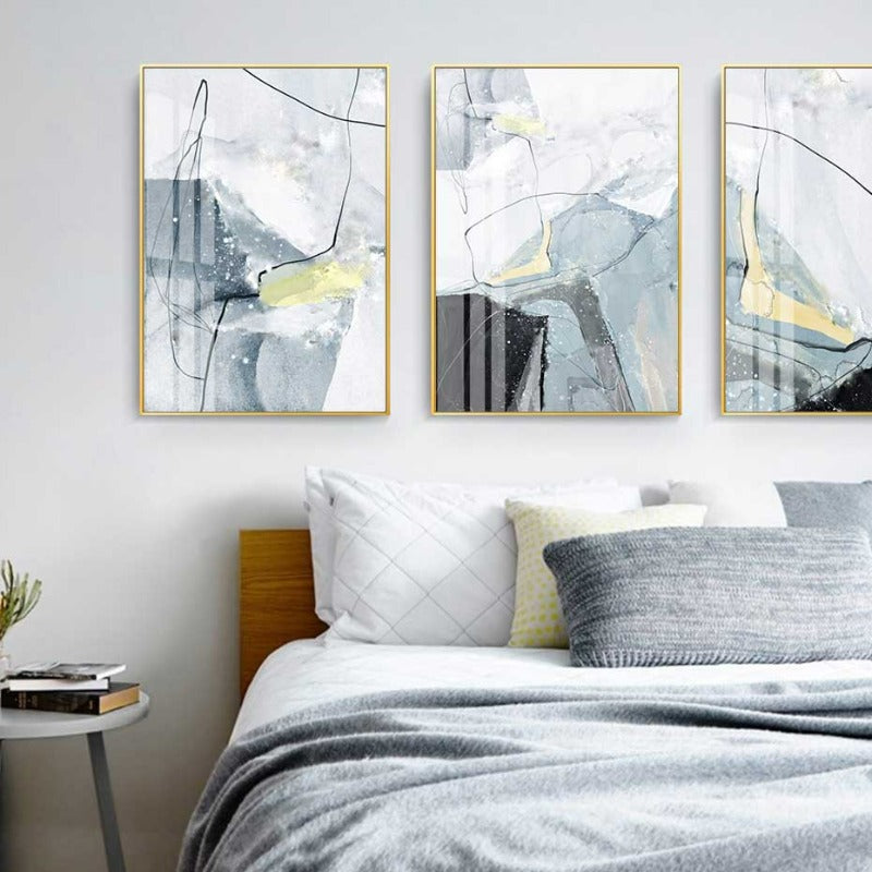 Nordic Marble - Canvas Wall Art Painting-Original Wall Arts