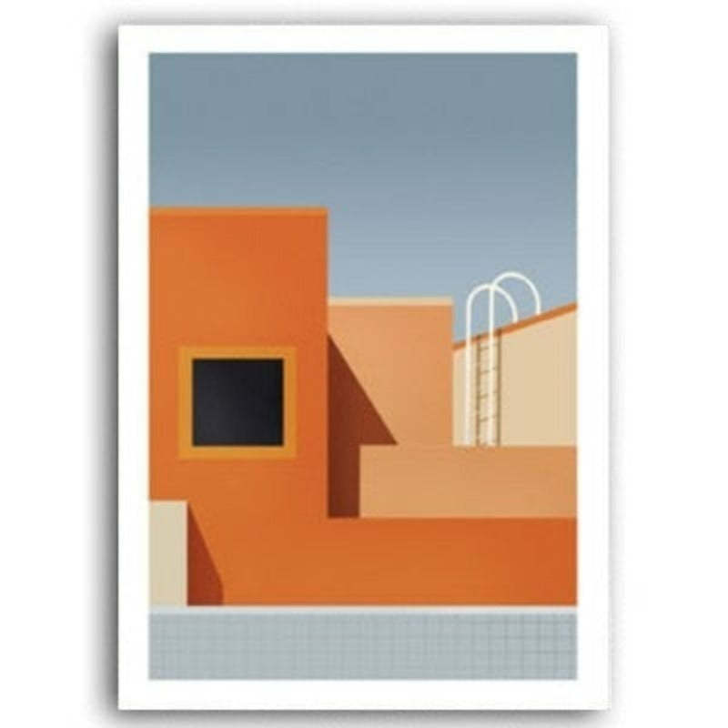 Colors Of City - Canvas Wall Art Painting-Original Wall Arts