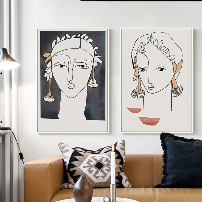 Exotic Female Figures - Canvas Wall Art Painting