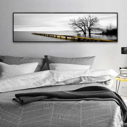 Lonely Evenings - Canvas Wall Art Painting-Original Wall Arts